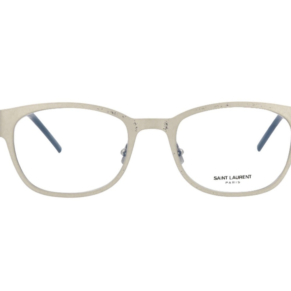 Saint Laurent Silver Unisex Glasses - Picture 2 of 6